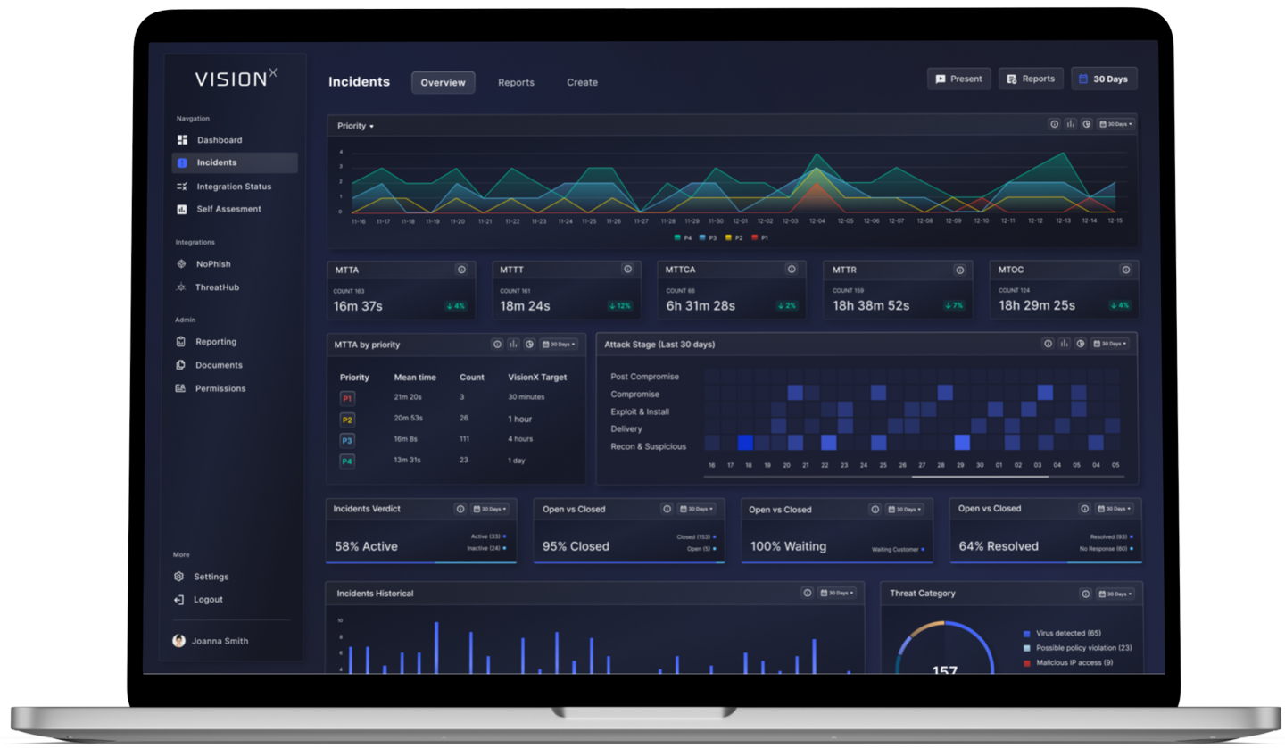 VisionX-Incidents-Dashboard